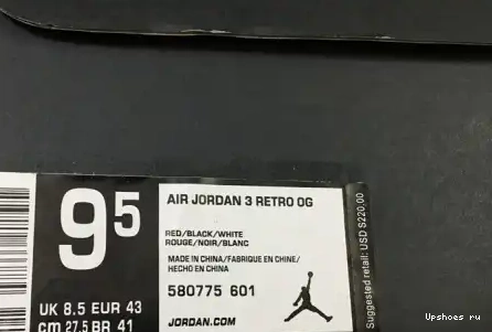 JORDAN 580775-601 RETRO 3 AIR 580775-601 88 0511